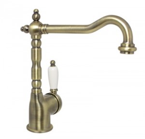 Bronze kitchen tap
